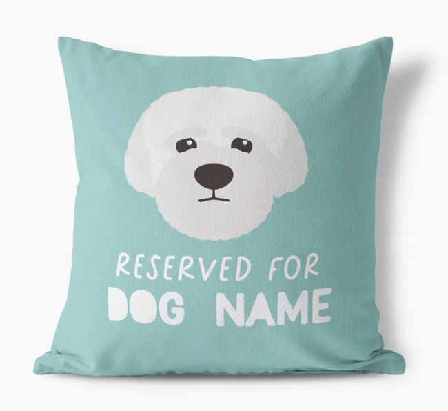 Reserved For: Personalised {breedFullName} Canvas Cushion